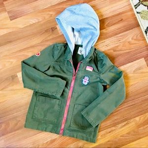 LIKE NEW Girl’s Billabong Military Jacket, Large